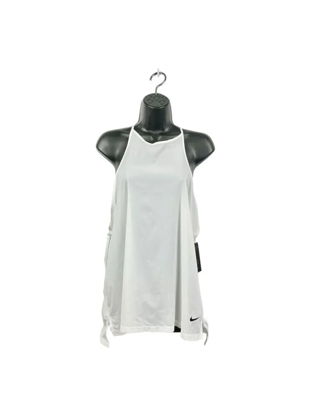 * NEW Nike FLEX Dri-Fit Arctic White Parachute Tank Size L